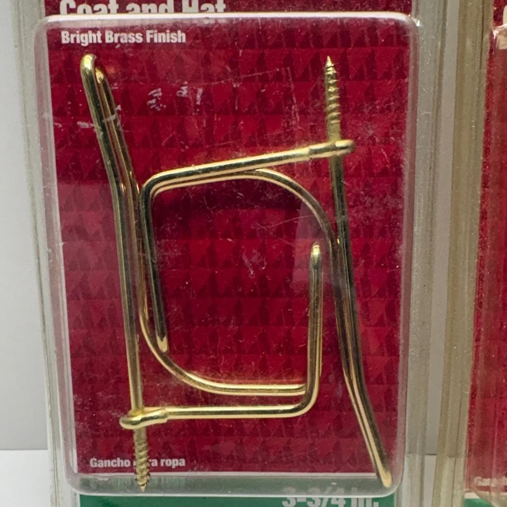 ACE Garment Coat and Hat Hook 3-3/4 in Gold